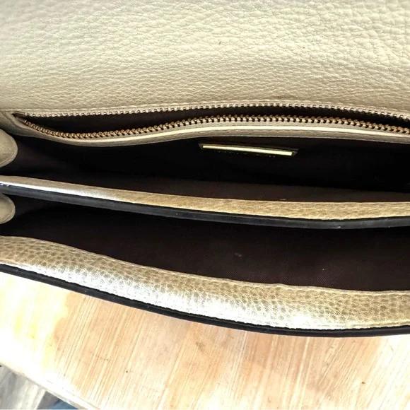 Tory Burch McGraw Whipstitch Crossbody Bag in New Ivory - Picture 6 of 8